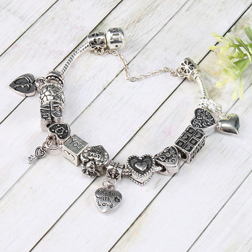 Miss A Bead Charm Foundation Bangle - Medium