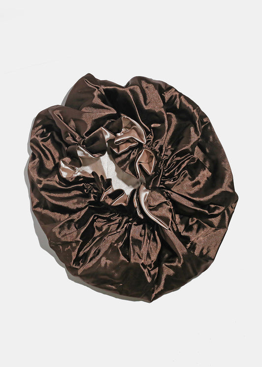 Reversible Silky Satin Bonnet - Double Layered