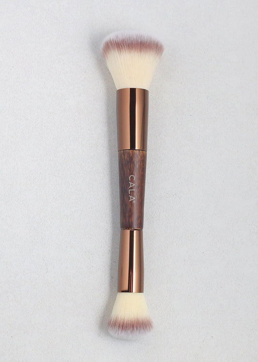 Nature Girl Bamboo Double Ended Powder & Blush Brush