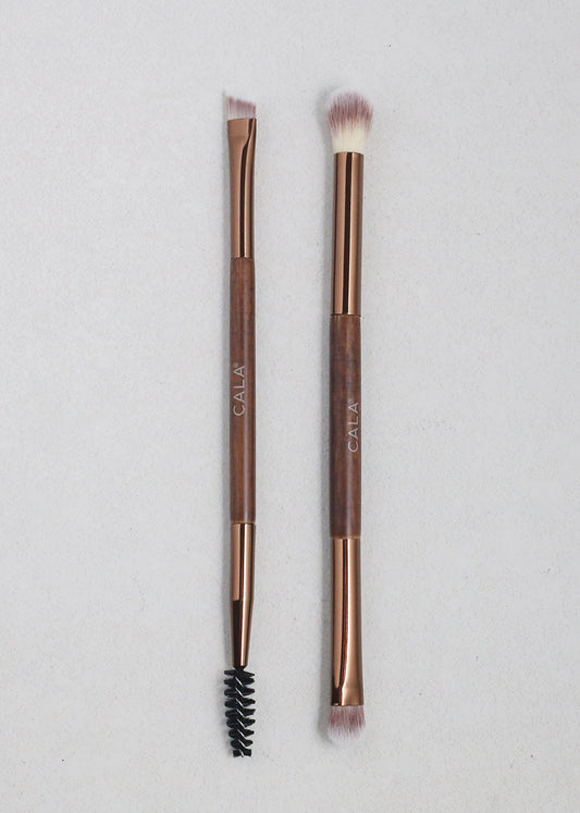 Nature Girl Bamboo Double Ended Eyeshadow & Brow Brush