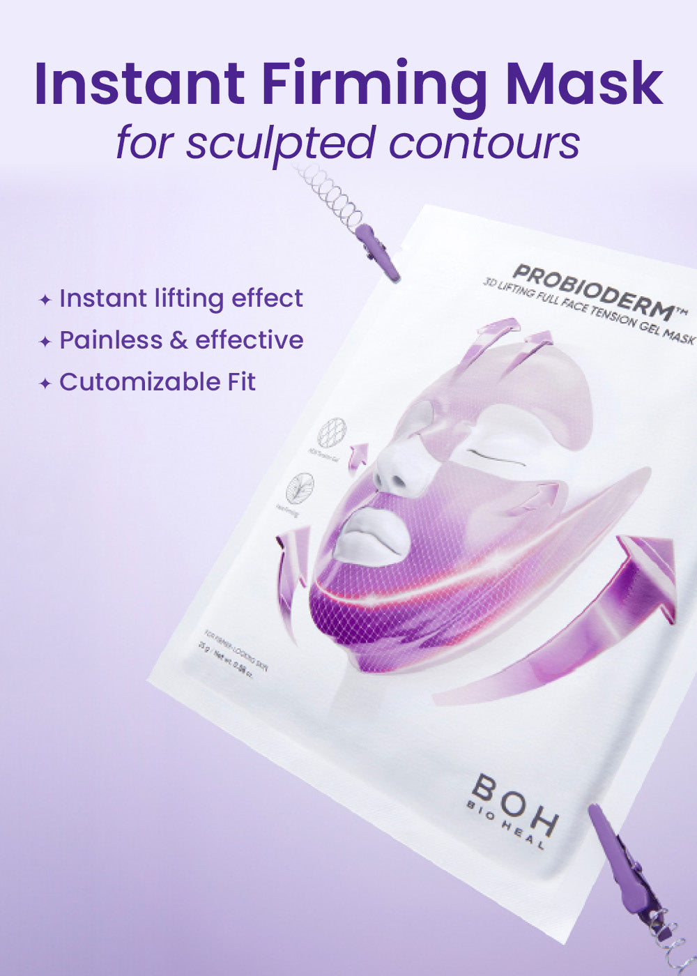 BIOHEAL BOH Probioderm 3D Lifting Full Face Tension Gel Mask (1 Sheet)