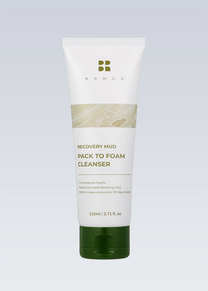 BRMUD Recovery Mud Pack To Foam Cleanser 110ml