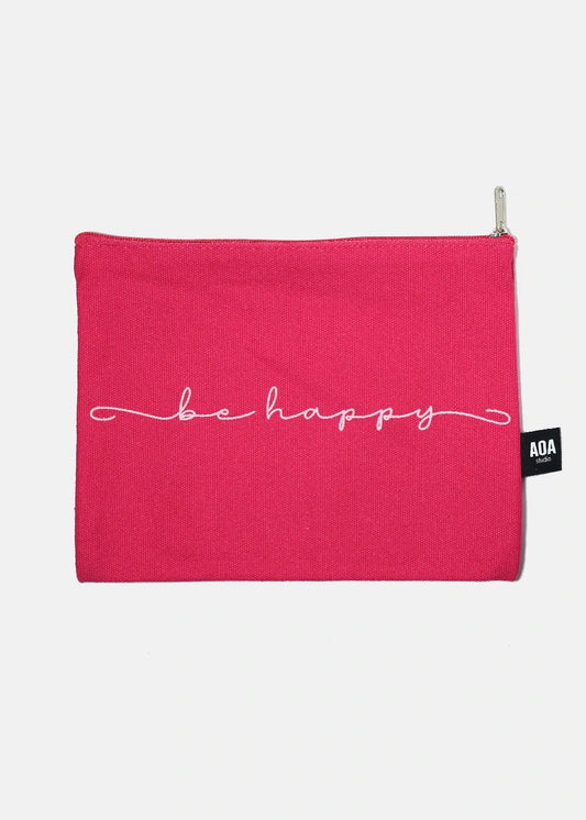 AOA Canvas Bag - Be Happy
