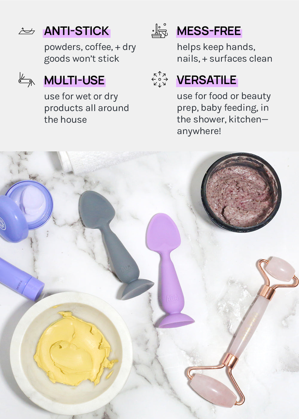 AOA A+ Silicone Beauty Scoop