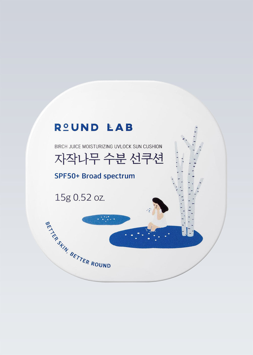 ROUND LAB Birch Juice Moisturizing UVLOCK Sun Cushion 15g