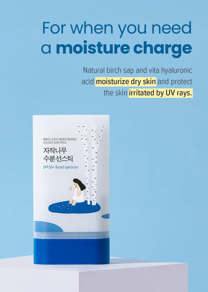 ROUND LAB Birch Juice Moisturizing UVLOCK Sun Stick 19g