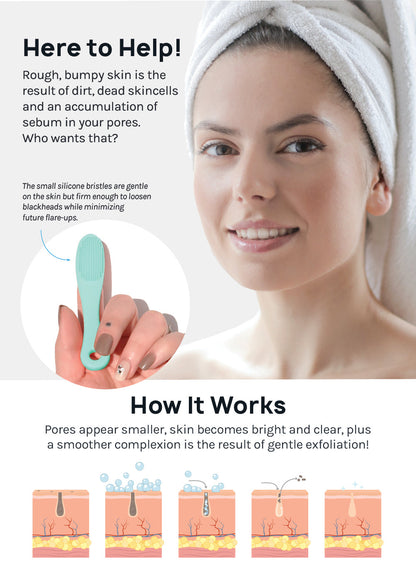 AOA Silicone Blackhead Exfoliator