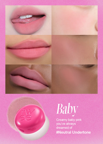 fwee Lip & Cheek Blurry Pudding Pot