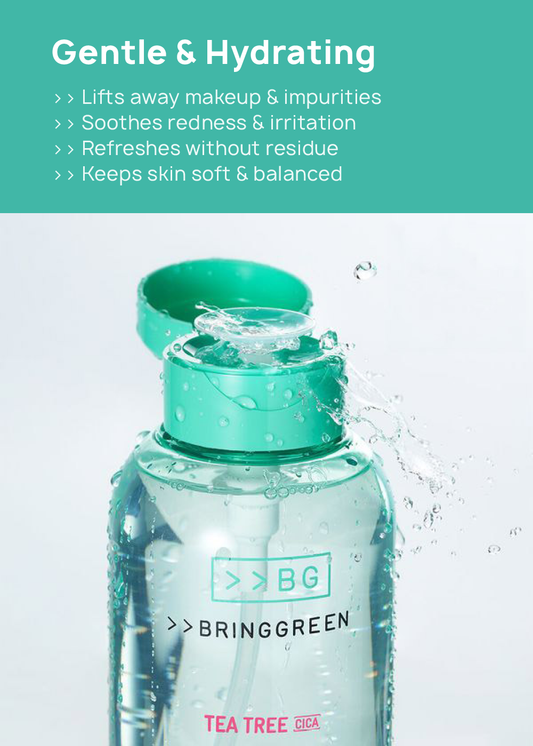 BRINGGREEN Tea Tree Cica Sensitive Cleansing Water 500ml