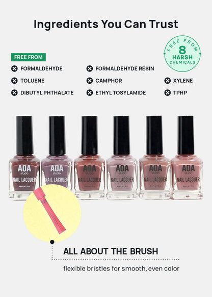 AOA Nail Lacquer – Browns
