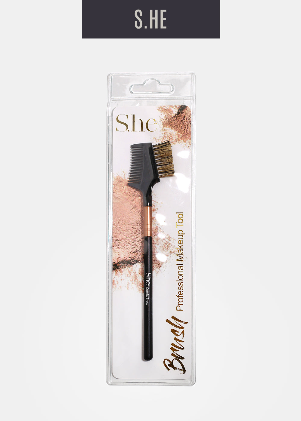 S.he Makeup Eyebrow Comb Brush