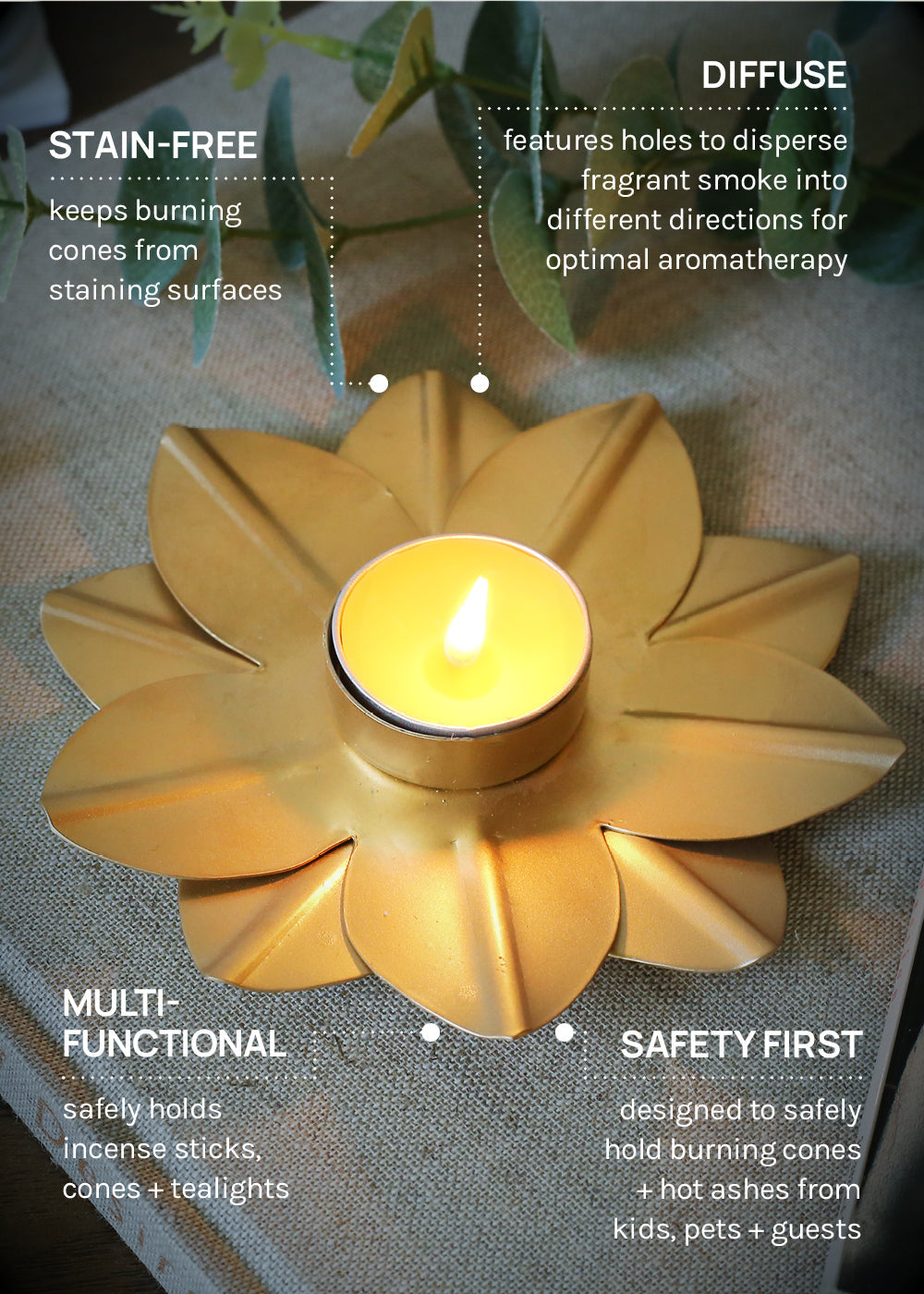 Official Key Items Candle + Incense Holder