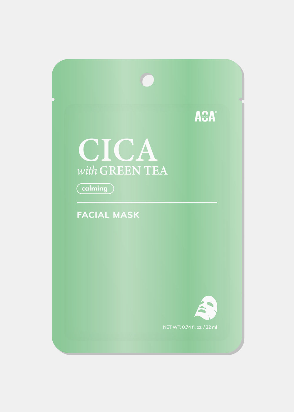 AOA Skin Cica with Green Tea Calming Facial Mask