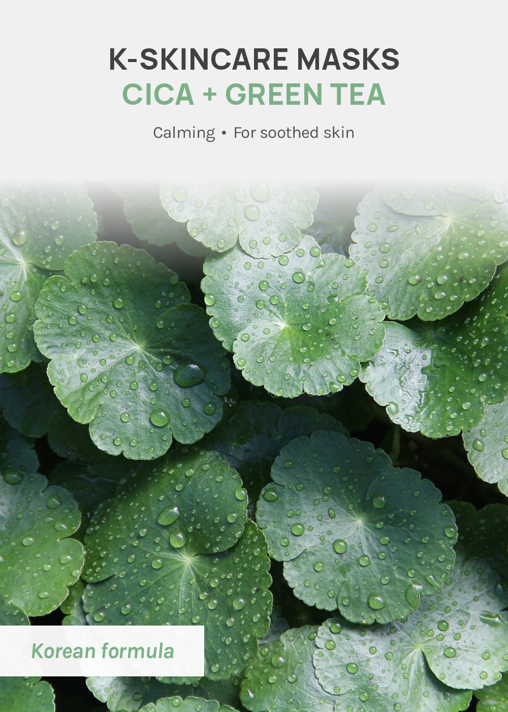 AOA Skin Cica with Green Tea Calming Facial Mask