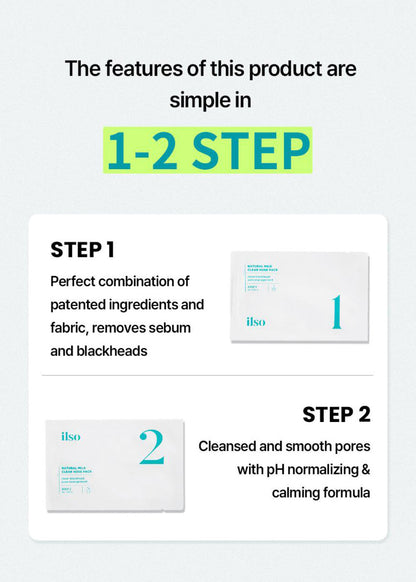 ilso Natural Mild Clear Nose Pack