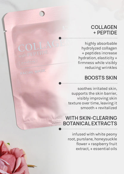 AOA Skin Collagen with Peptide Revitalizing Facial Mask
