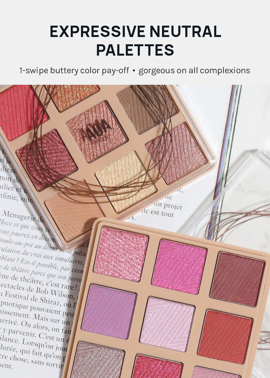 AOA Colorful Canvas 9 Color Eyeshadow Palette