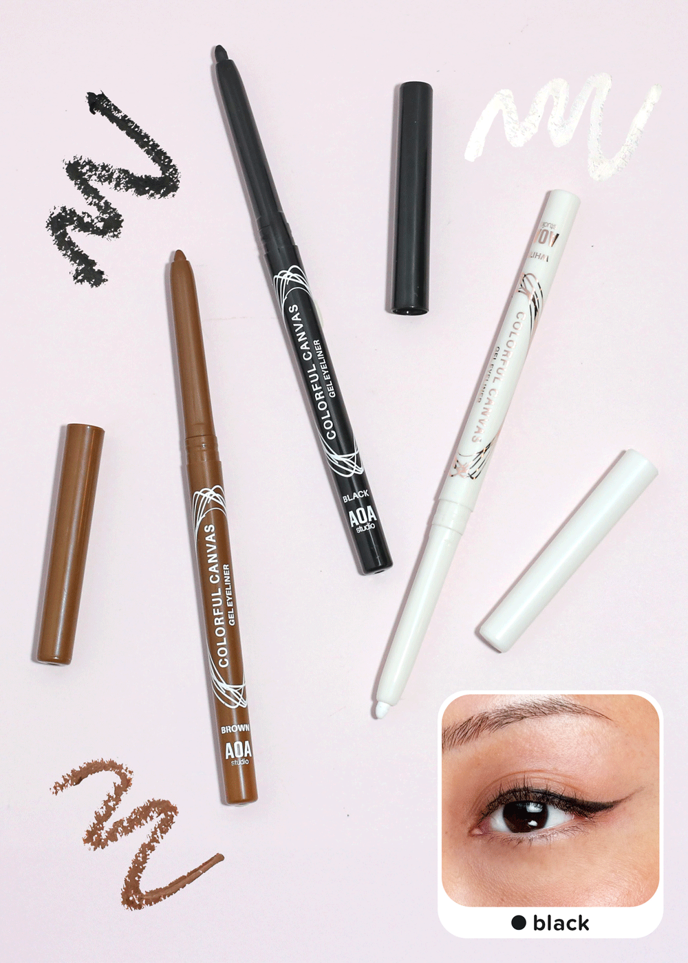 AOA Colorful Canvas Gel Eyeliner