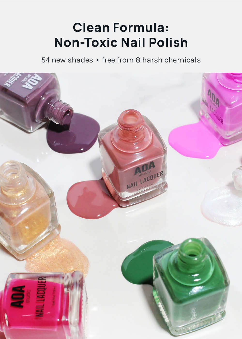 AOA Nail Lacquer – Glitters