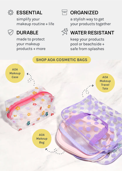 AOA Makeup Travel Tote