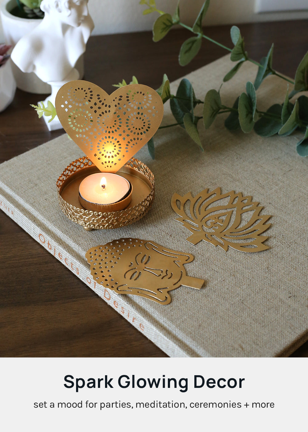 Official Key Items Tealight Holder + Shadow Casters