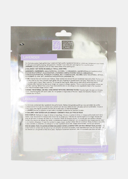 Lavender Hydrogel Face Mask