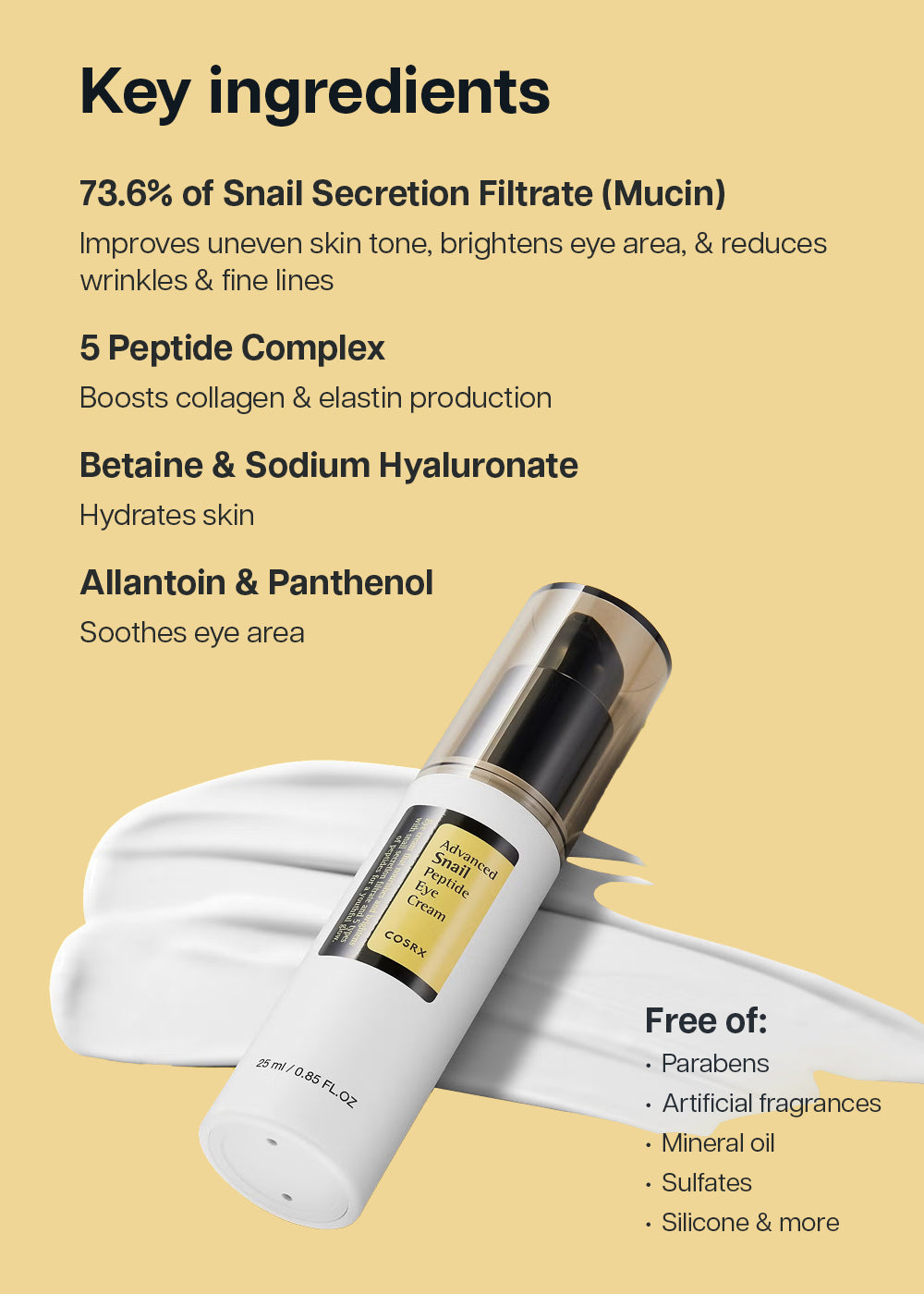 COSRX Advanced Snail Peptide Eye Cream 25ml