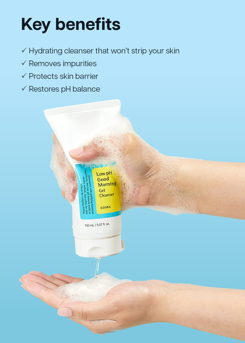 COSRX Low pH Good Morning Gel Cleanser 150ml