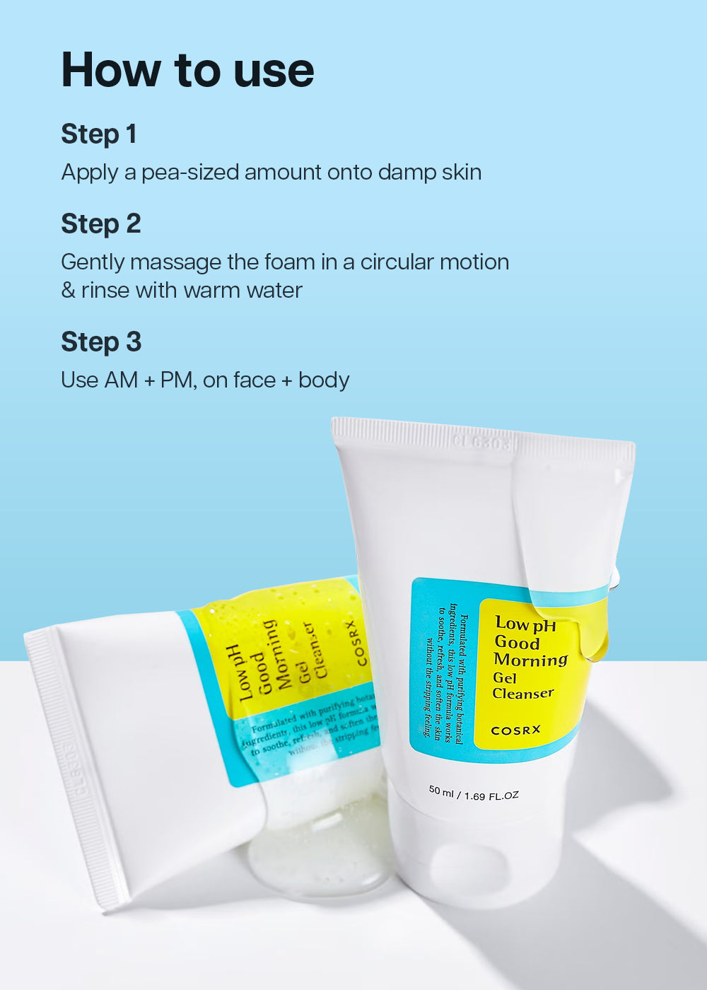 COSRX Low pH Good Morning Gel Cleanser 150ml