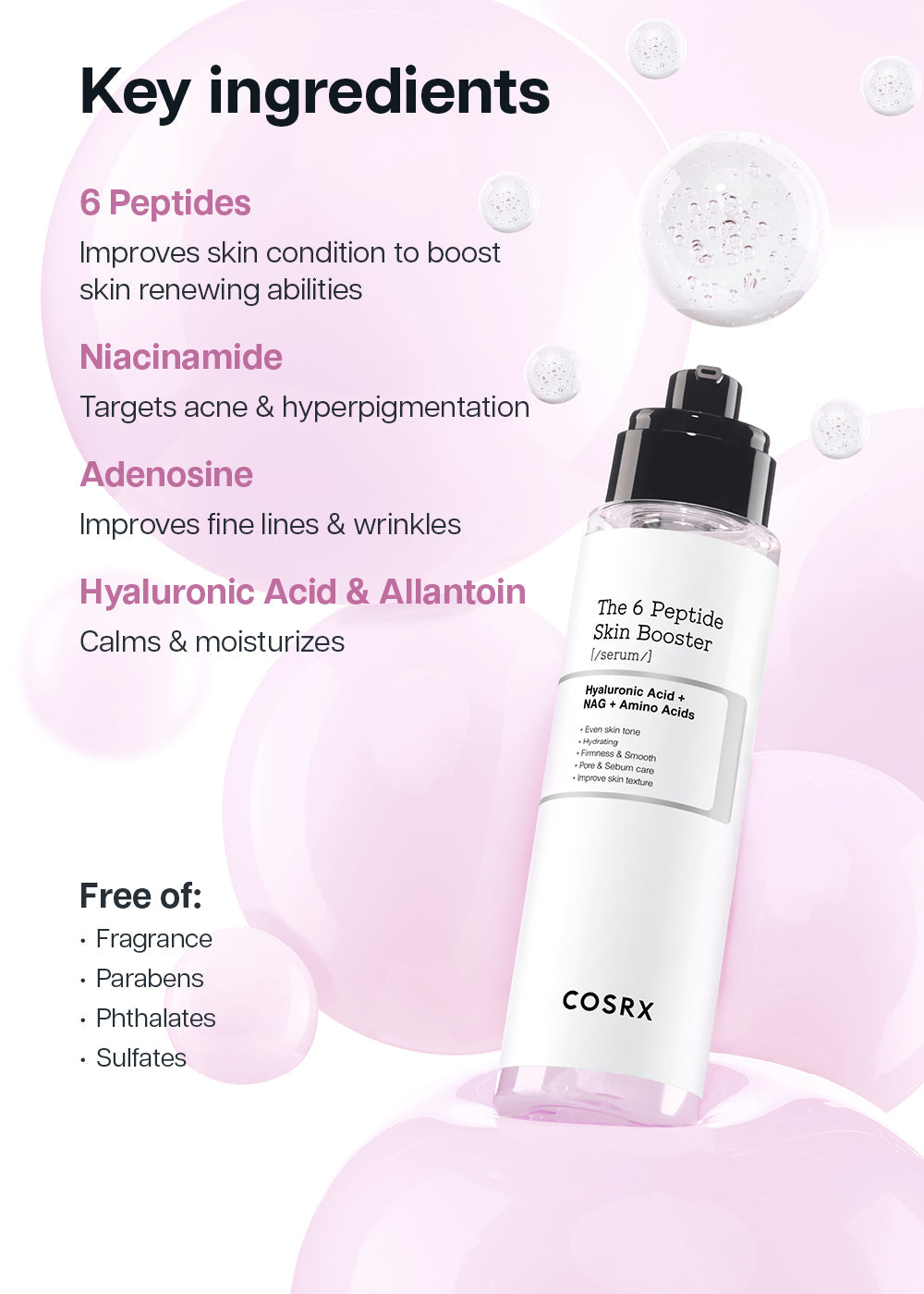 COSRX The 6 Peptide Skin Booster Serum 150ml