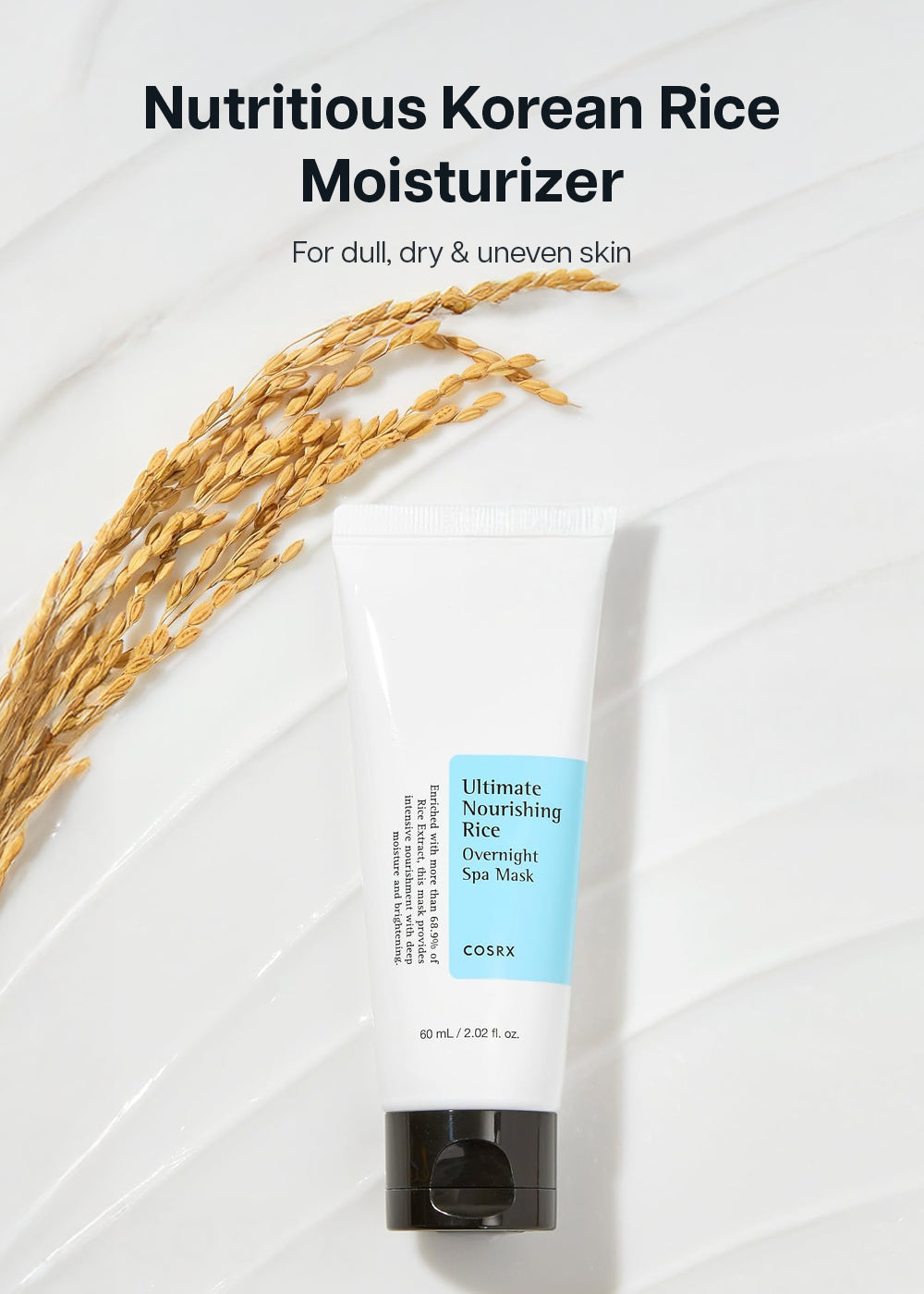 COSRX Ultimate Nourishing Rice Overnight Spa Mask 60ml