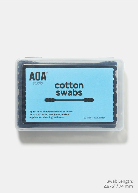AOA Spiral Tip Cotton Swabs