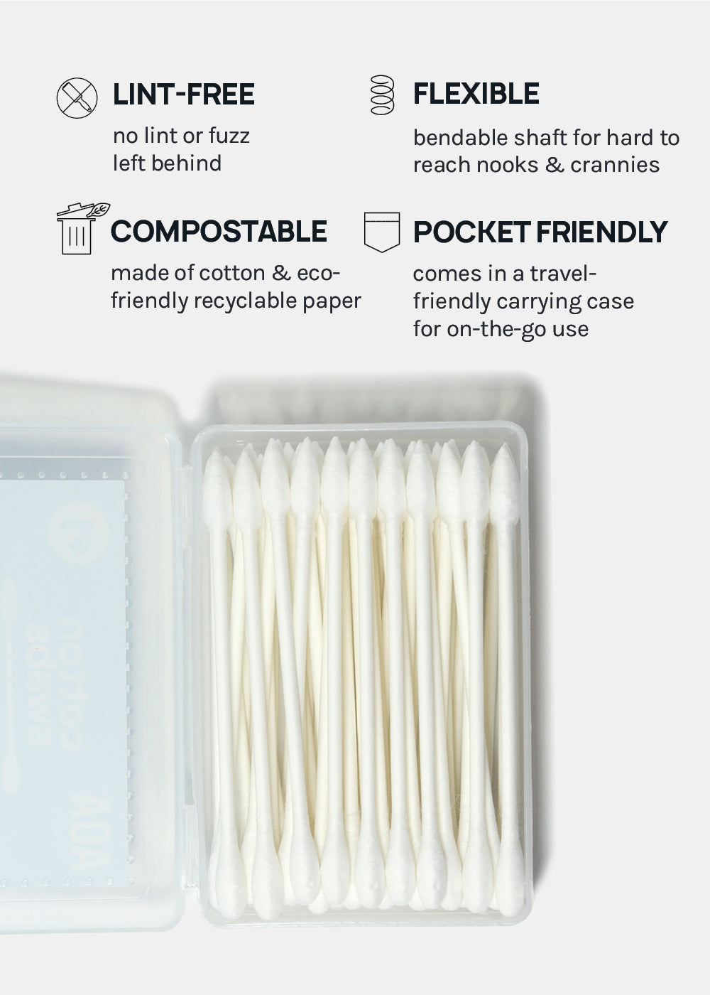 AOA Precision Tip Cotton Swabs