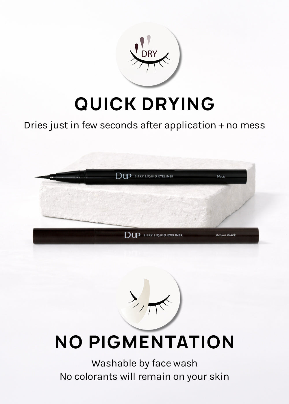 D-UP Silky Liquid Eyeliner Waterproof