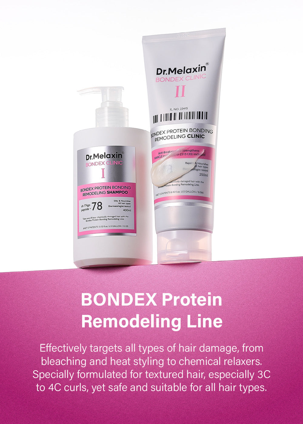 Dr. Melaxin Bondex Protein Bonding Remodeling Shampoo 400ml