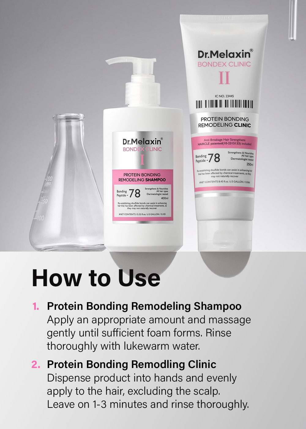 Dr. Melaxin Bondex Protein Bonding Remodeling Shampoo 400ml