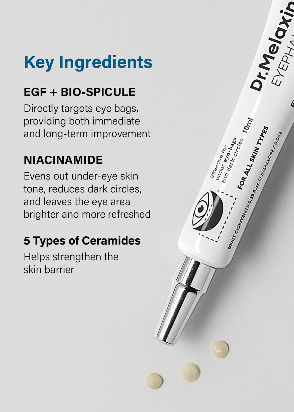 Dr. Melaxin Eyephalt Eyecream for Eyebags 10ml
