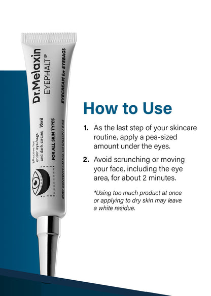 Dr. Melaxin Eyephalt Eyecream for Eyebags 10ml