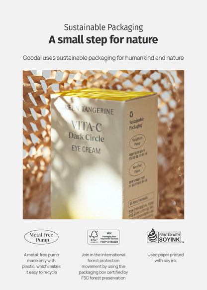 goodal Green Tangerine Vita C Dark Circle Eye Cream 30ml