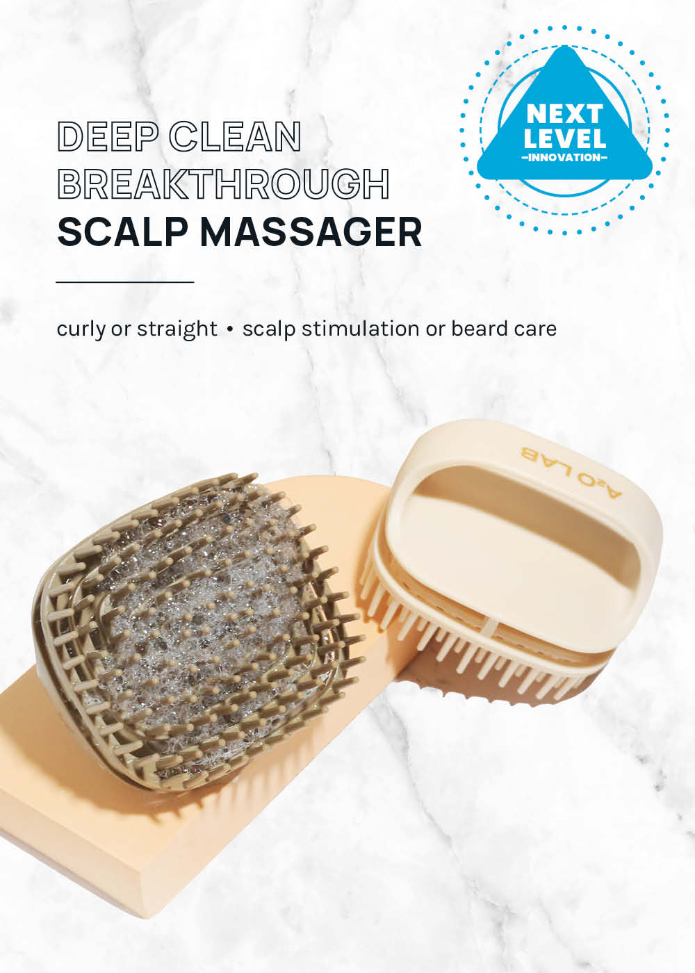a2o Lab Deep Clean Scalp Massager