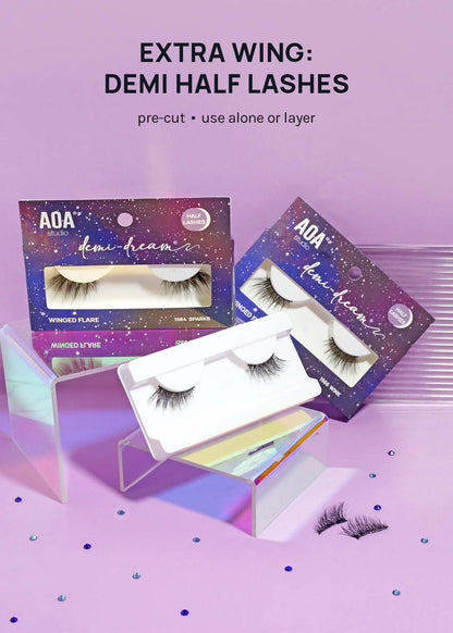 Demi-Dream Half Lashes – Subtle