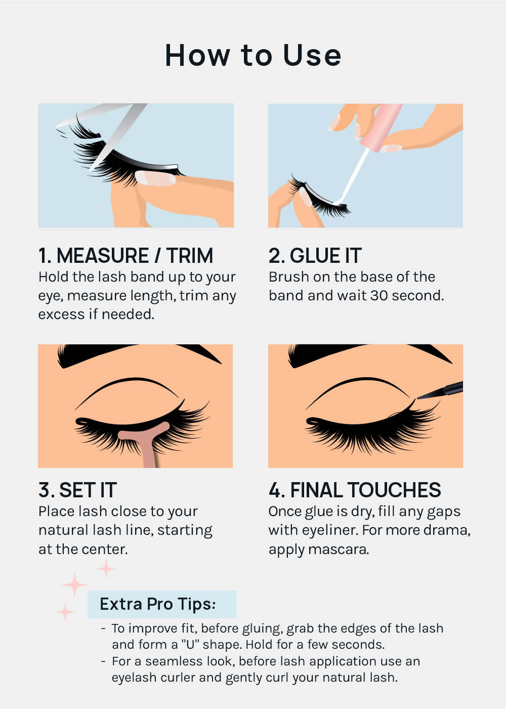 Demi-Dream Half Lashes – Peekaboo