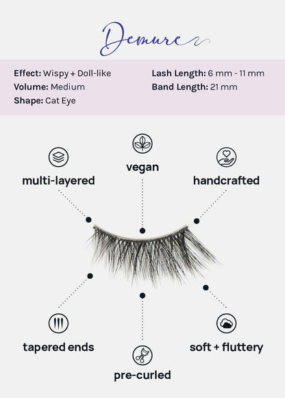 Demi-Dream Half Lashes – Demure