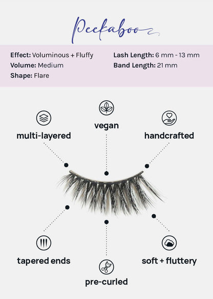 Demi-Dream Half Lashes – Peekaboo