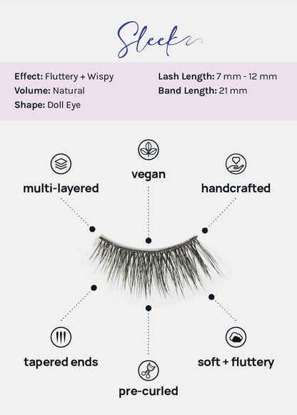 Demi-Dream Half Lashes – Sleek
