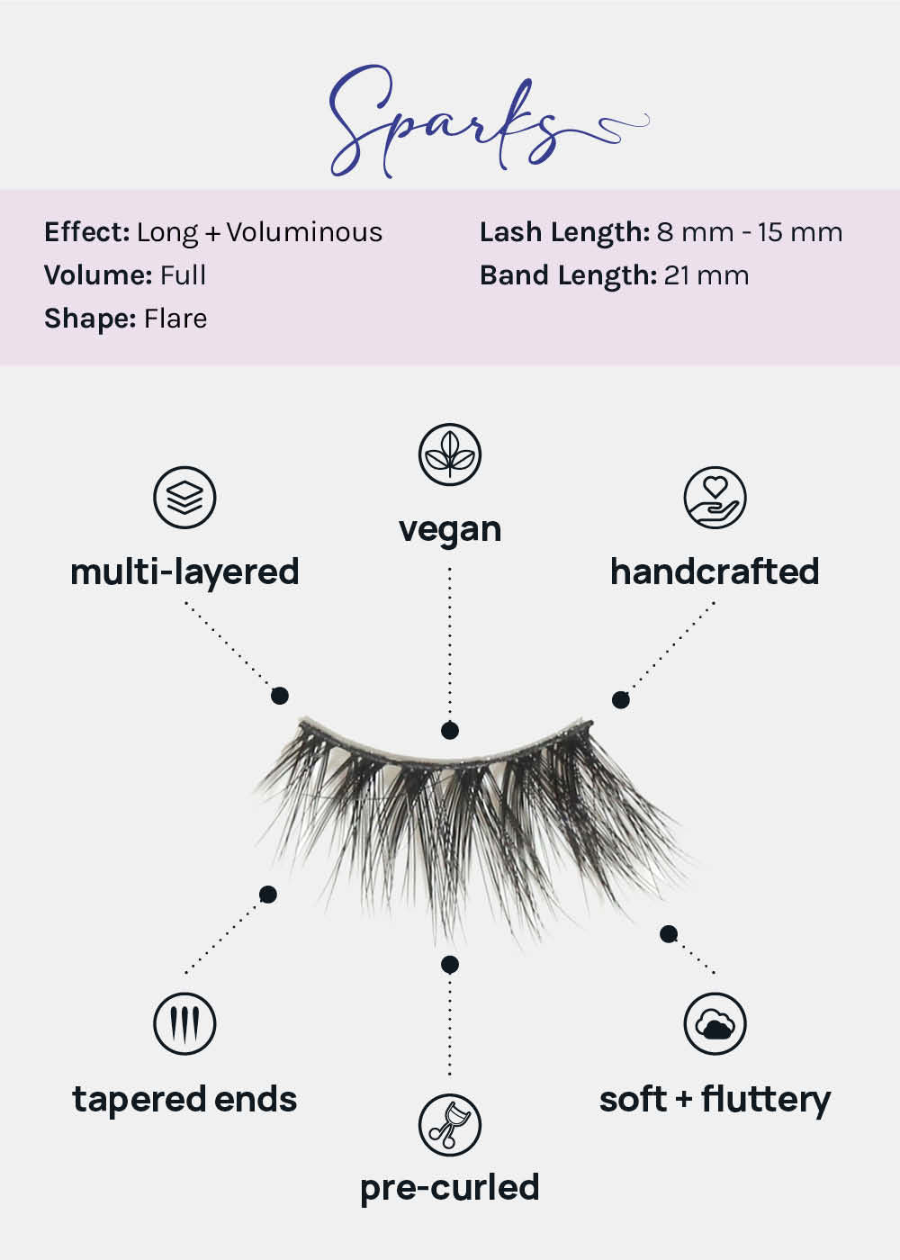 Demi-Dream Half Lashes – Sparks