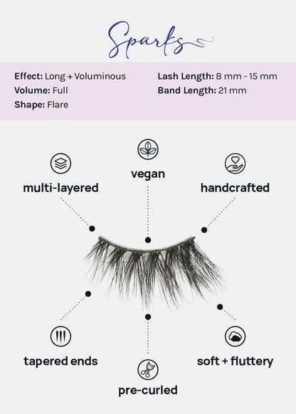 Demi-Dream Half Lashes – Sparks