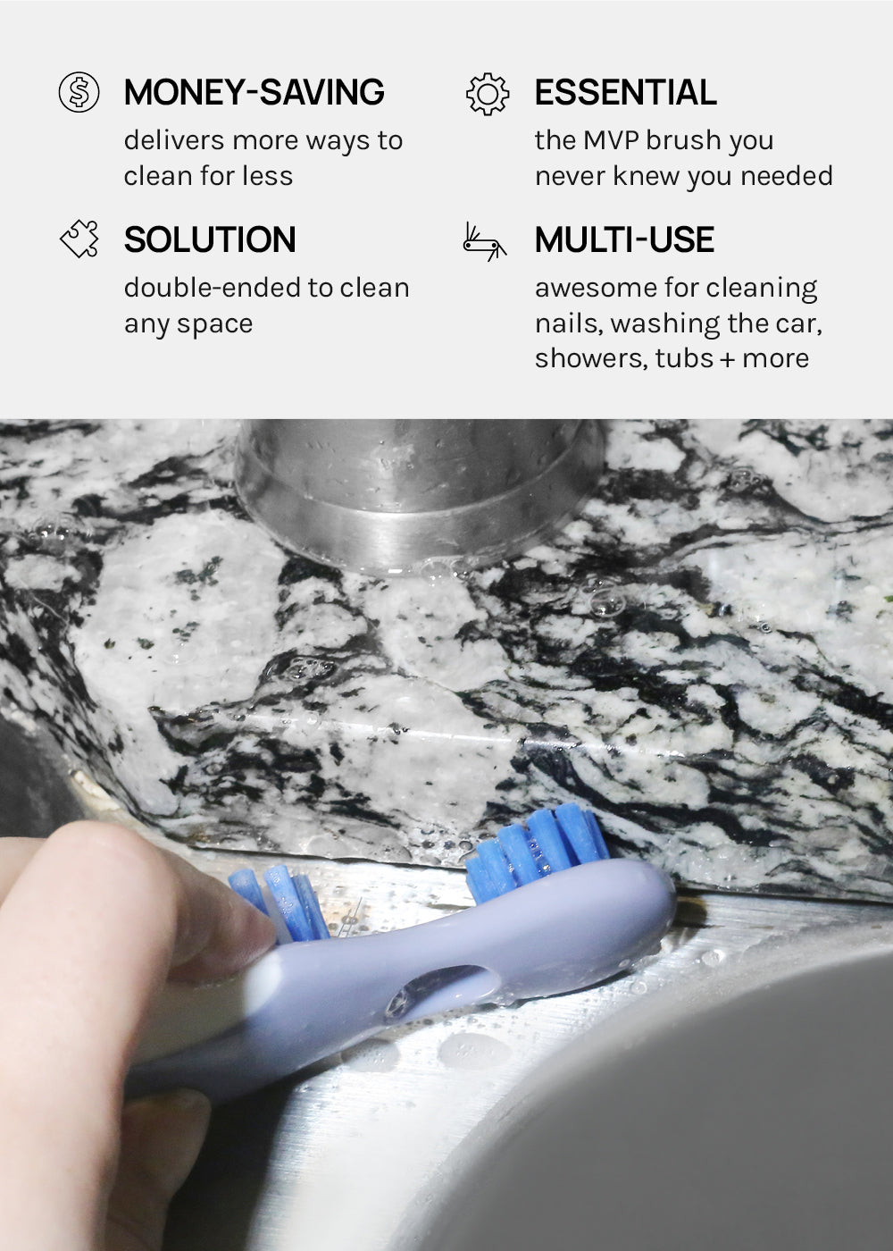 Official Key Items Detailed Cleaning Brush