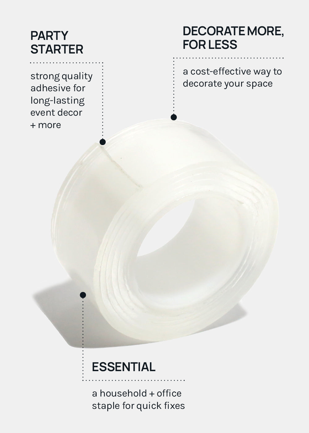 Official Key Items Heavy-Duty Double-Sided Tape