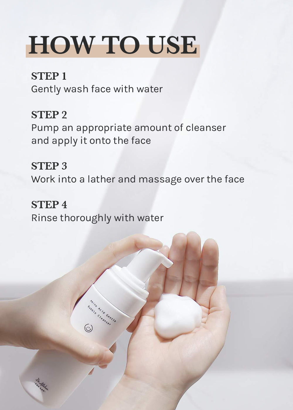 Dr. Althea Amino Acid Gentle Bubble Cleanser 140ml